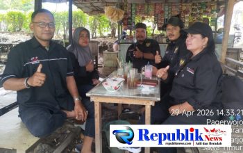 Kompak dan Santai, Tim JPKPN DPC Sidoarjo Cangkruk Ngopi Bareng di Pagerwojo