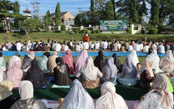 Polres Lampung Utara Gelar Sholat Idul Adha 1447 H dan Open House Bersama Masyarakat