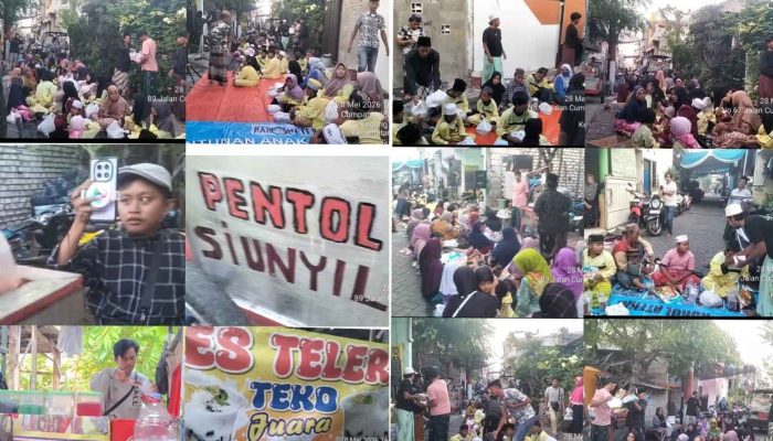2 TikToker Viral, Es Teller Mas Aji dan Pentol Si Unyil Turut Donasi pada Santunan Anak Yatim di Kedung Cowek