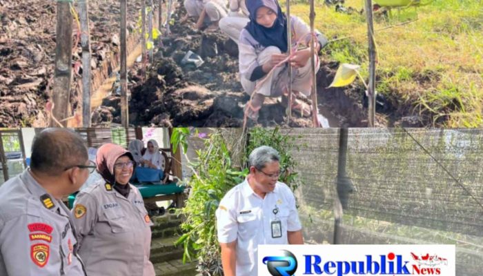 Dukung Program Ketahanan Pangan Presiden, Polres Pasuruan Bersama SMKN 1 Purwosari Kembangkan Budidaya Uwi Ungu