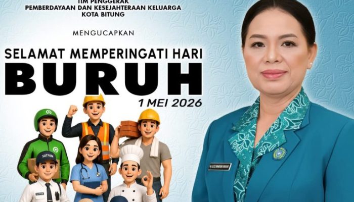 Hari Buruh 2026 Ketua TP PKK Kota Bitung, Pentingnya SDM Di Era Modern