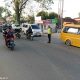 Gelar Strong Point, Sat Lantas Polres Lampung Utara Bantu Kelancaran Lalu Lintas Pagi Hari