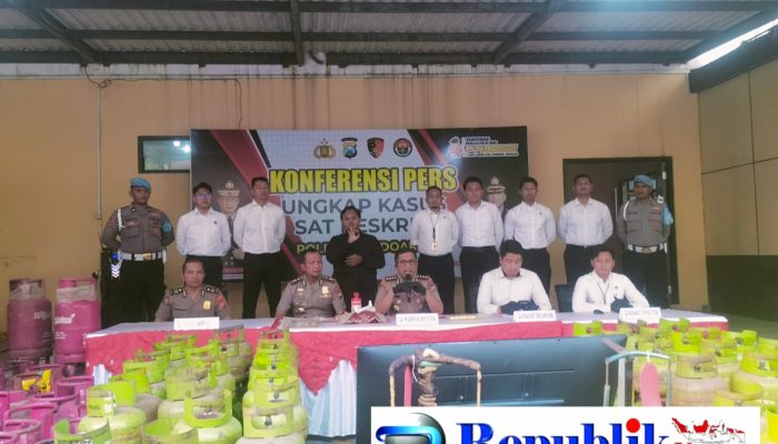 Polresta Sidoarjo Bongkar Sindikat LPG Subsidi Oplosan, Raup Puluhan Juta per Bulan