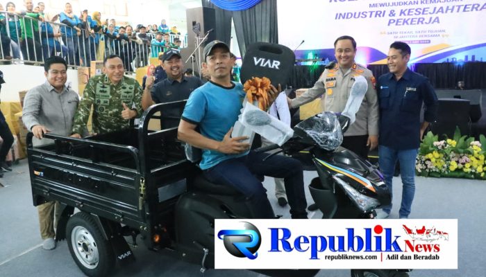 Peringatan May Day di Stadion Gejos Berjalan Kondusif, Kapolres Gresik Apresiasi Elemen Buruh