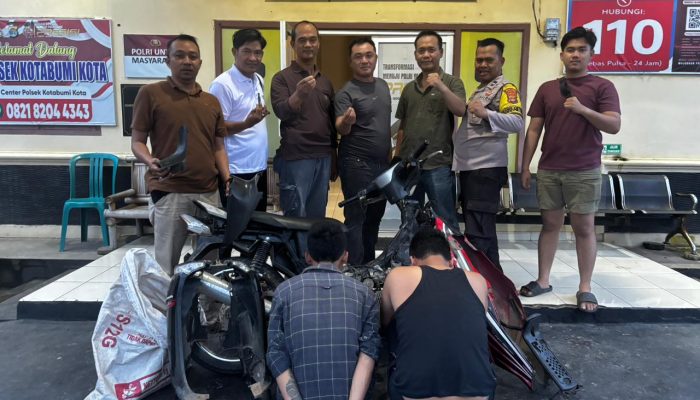 Polsek Kotabumi Kota Ungkap Kasus Curat, Dua Pelaku Curanmor Diamankan