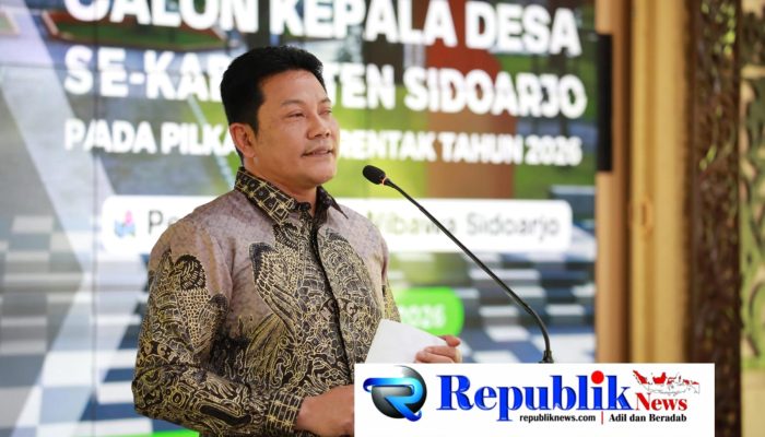 230 Cakades Ikuti Pembekalan, Bupati Subandi Tegaskan Pilkades Damai di Sidoarjo