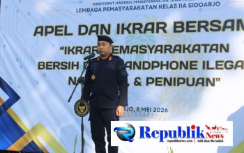 Lembaga Pemasyarakatan Kelas IIA Sidoarjo laksanakan Apel dan Ikrar Bersama