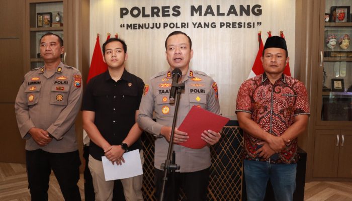 Polres Malang Tetapkan Tersangka Kasus Perusakan di Pantai Wedi Awu