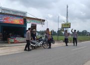 Antisipasi Kejahatan, Jajaran Polres Lampung Utara Gelar Razia