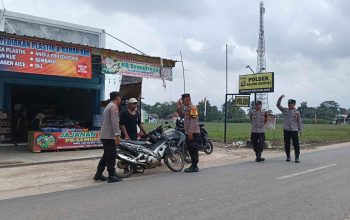 Antisipasi Kejahatan, Jajaran Polres Lampung Utara Gelar Razia