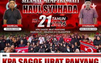 KPA Sago Jirat Panyang Peringati Haul Syuhada ke – 21