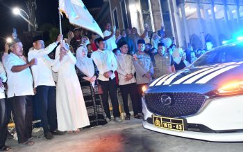 Wakil Bupati Aceh Timur didampingi Istri, Lepas Keberangkatan Jama’ah Haji Aceh Timur 2026