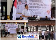 Foto : 230 calon Kades di Sidoarjo meneken deklarasi damai.