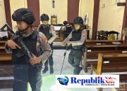 Polres Pasuruan Sterilisasi Gereja Tingkatkan Pengamanan Ibadah Kenaikan Isa Almasih berjalan Aman