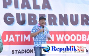Foto : Bupati Sidoarjo,H.Subandi menghadiri pembukaan Jatim Open Woodball 2026.