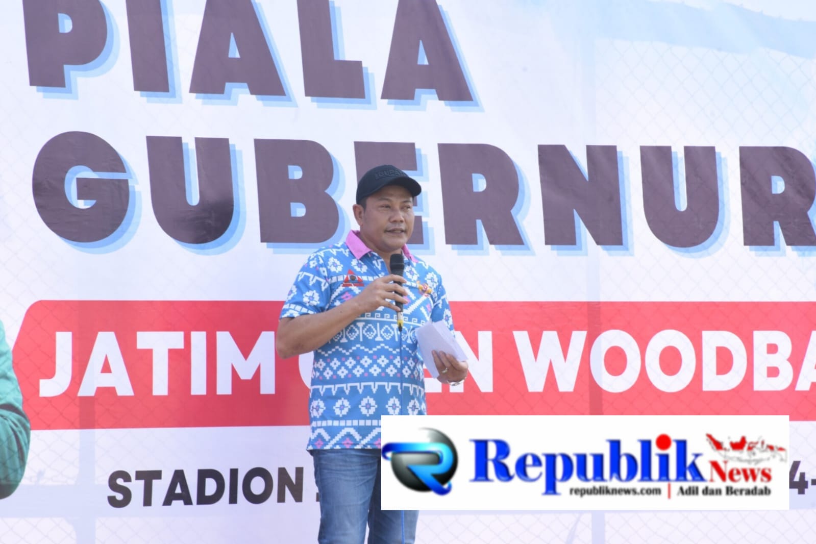 Foto : Bupati Sidoarjo,H.Subandi menghadiri pembukaan Jatim Open Woodball 2026.