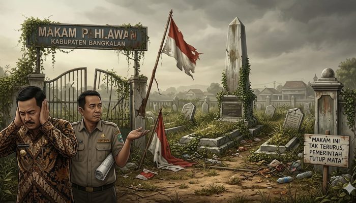 Aliansi Madura Indonesia Kecam Sikap Cuek Bupati dan Dinas PUPR Bangkalan Soal Makam Pahlawan yang Terbengkalai