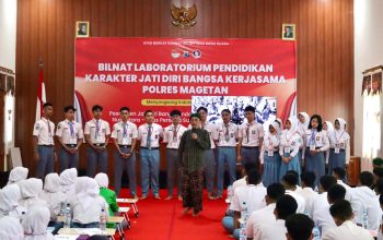 Kapolres Magetan Berangkatkan 100 Pelajar Ikuti Binlat Jati Diri Bangsa di Kediri, Cetak Generasi Emas 2045