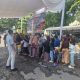 Sat Intelkam Polres Lampung Utara Pantau Operasi Pasar Minyak Goreng Minyak Kita di Pasar Sentral Kotabumi