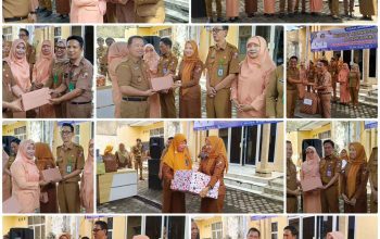Dinas Pendidikan Lampung Utara Laksanakan Sertijab Pejabat Administrator