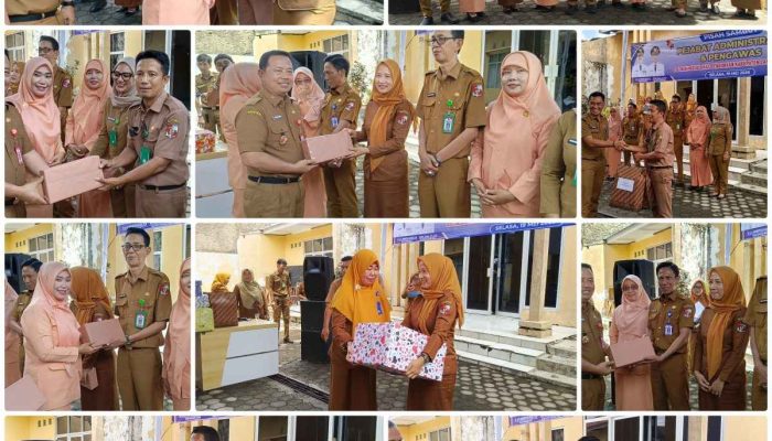 Dinas Pendidikan Lampung Utara Laksanakan Sertijab Pejabat Administrator