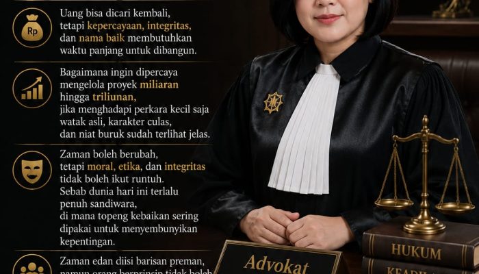 Jangan Gadaikan Harga Diri Hanya Demi Dua Juta Rupiah