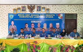 Kadisdik Serta Jajaran Hadiri Rapat MKKS di SMPN Abung Semuli