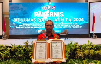 Humas Polresta Sidoarjo Raih Dua Penghargaan di Rakernis Bidhumas Polda Jatim 2026