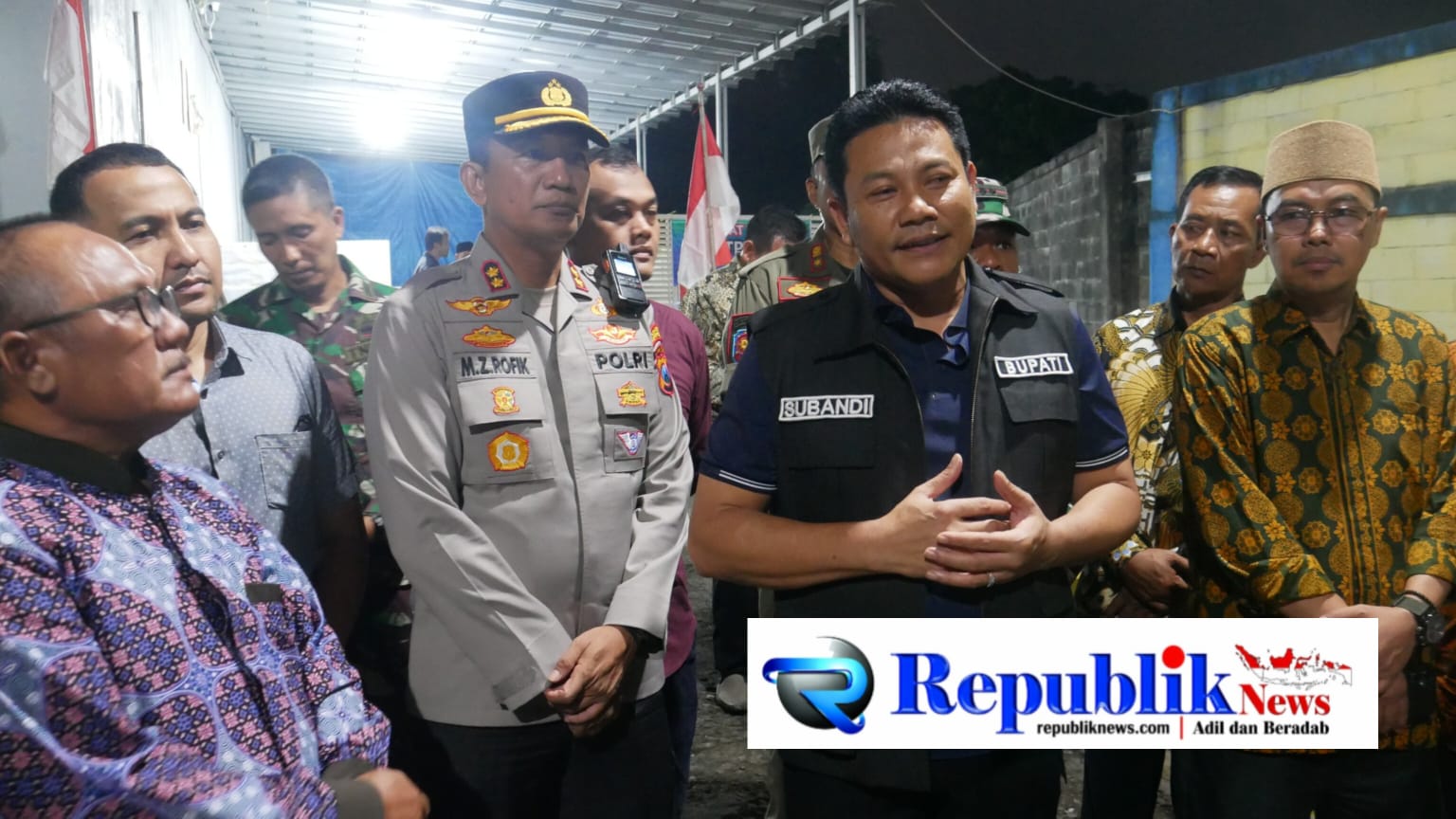Foto : Bupati Sidoarjo memastikan kesiapan TPS jelang Pilkades 2026.