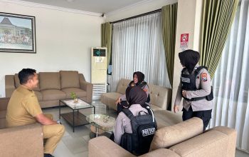 Polwan Jenggala Presisi Polresta Sidoarjo Patroli Kamtibmas Pasca Pilkades Serentak 2026