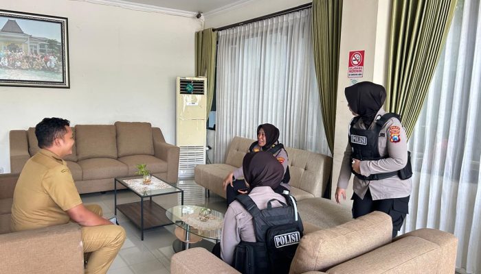 Polwan Jenggala Presisi Polresta Sidoarjo Patroli Kamtibmas Pasca Pilkades Serentak 2026