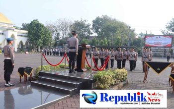 Kapolres Pimpin Sertijab PJU Dan Kapolsek Jajaran : Tingkatkan Pelayanan Publik Humanis Dan Responsif