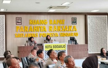 Polresta Sidoarjo Sosialisasikan KUR Himbara kepada Kelompok Tani Binaan