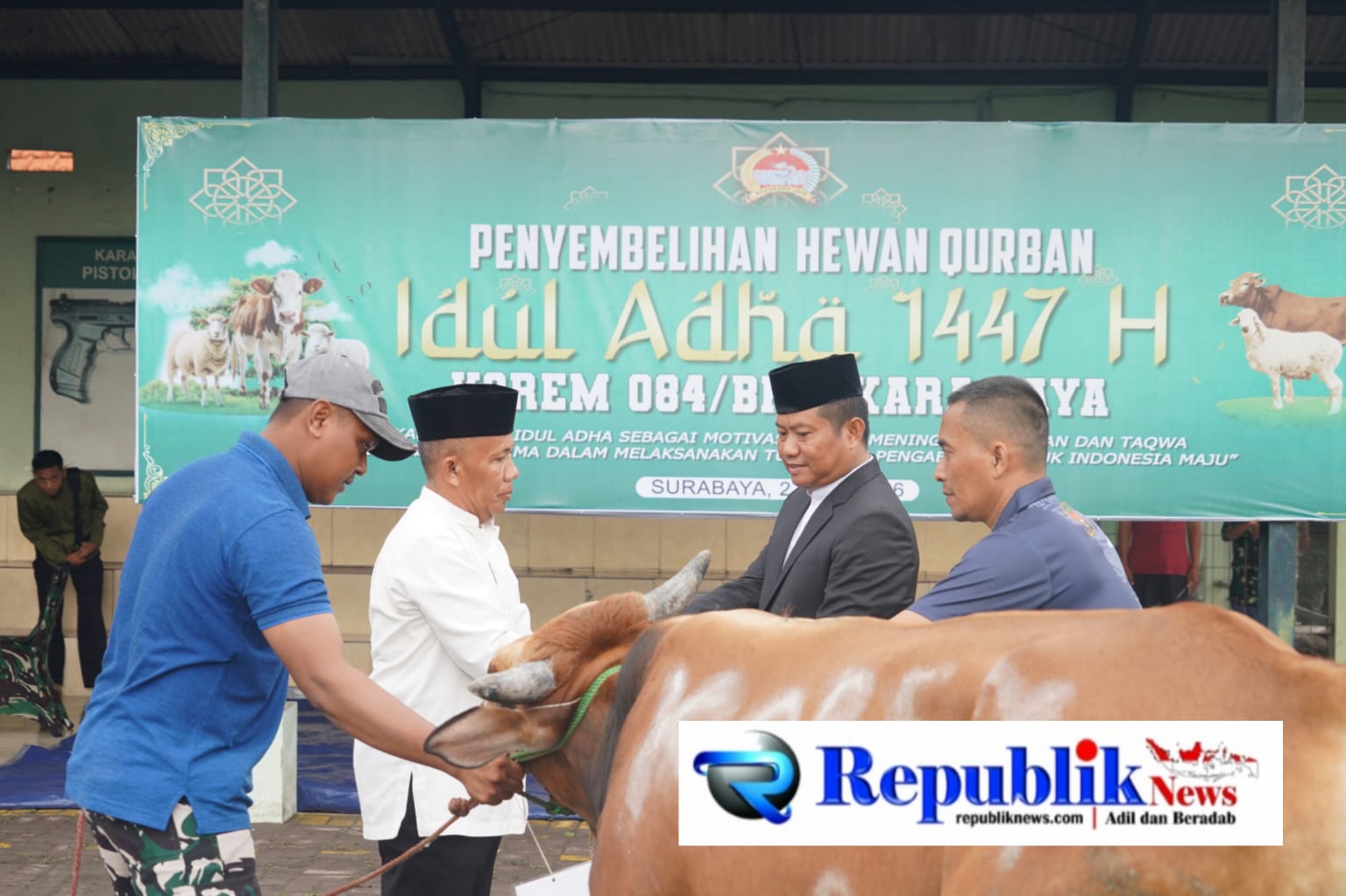 Foto : Korem Bhaskara Jaya siap bagikan daging kurban