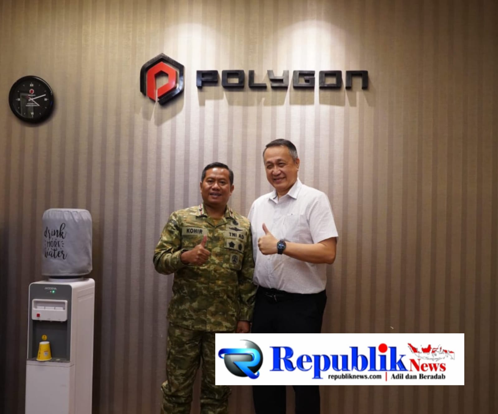 Foto : Danrem 084/BJ Brigjen TNI Kohir menjalin sinergi dengan Polygon