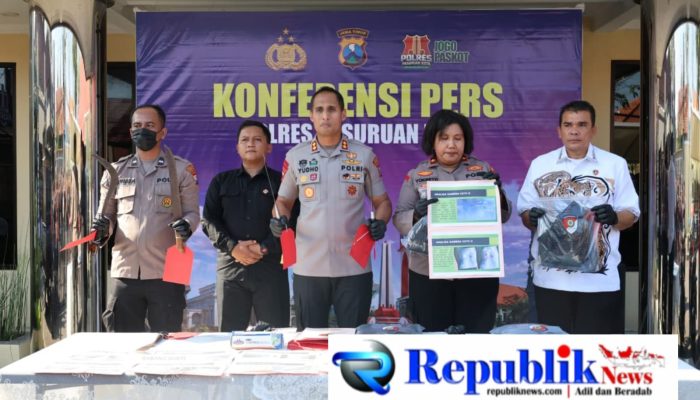 Polres Pasuruan Kota Amankan 4 Tersangka Pengeroyokan Remaja di GOR Untung Suropati
