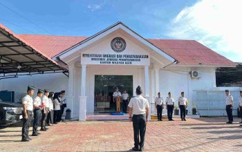 Peringati Hari Lahir Pancasila 2026, Kanwil Ditjenpas Aceh Teguhkan Komitmen Kebangsaan dan Integritas Aparatur