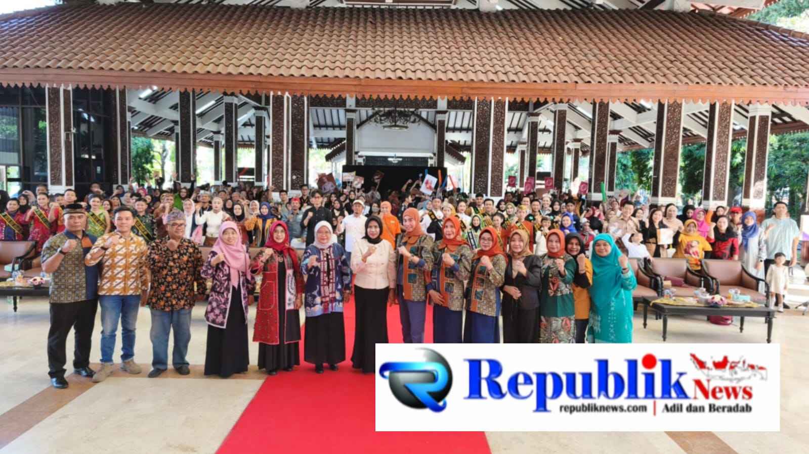 Foto : Wabup Sidoarjo,Hj Mimik Idayana menghadiri acara finalis Gukyuk cilik 2026.