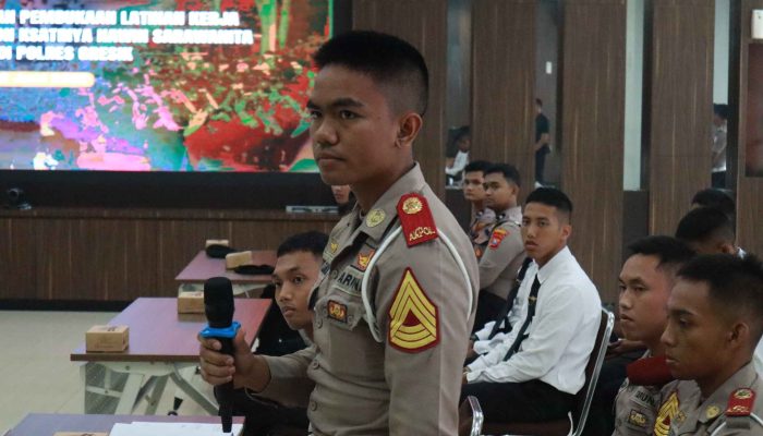 Polres Gresik Terima 15 Taruna Akpol Angkatan 58, Kapolres Tekankan Penguatan Pengalaman Lapangan