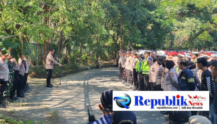 Polres Pelabuhan Tanjungperak Libatkan 696 Personel Kawal Pengesahan Warga Baru PSHT di Surabaya