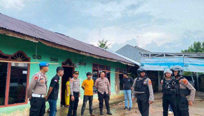 Respon Cepat Laporan 110, Pamapta Polres Lampung Utara Datangi Lokasi Keluhan Warga Terkait Anak-anak Gunakan Alat Bekas Narkoba
