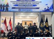 Foto : 62 CPNS ,Pemasyarakatan korwil Surabaya jalani pembaretan.