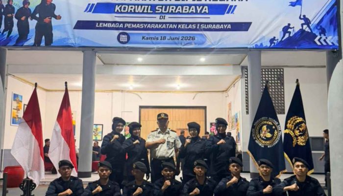 Tempa Integritas, 62 CPNS Pemasyarakatan Korwil Surabaya Jalani Pembaretan
