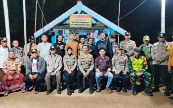 Tim Subdit Polmas Polda Lampung Lakukan Penilaian Lomba Satkamling di Lampung Utara dalam Rangka HUT Bhayangkara ke-80