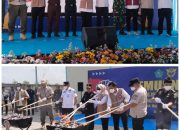 Foto : Wabup Sidoarjo,Hj .Mimik Idayana menghadiri acara pemusnahan barang kena cukai ilegal.