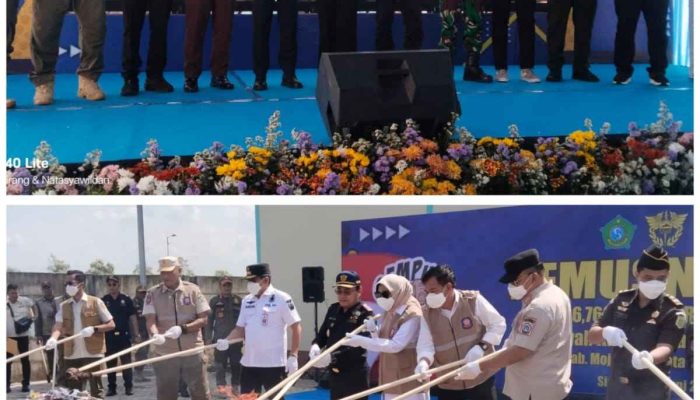 Wabup Mimik Idayana Hadiri Pemusnahan Barang Kena Cukai Ilegal, Tegaskan Penegakan Hukum Harus Berkeadilan