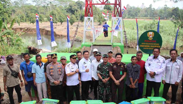 Dandim 0412 Hadiri Peresmian Jembatan Penitis Garuda