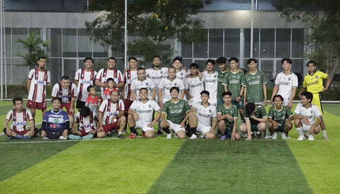 Pemuda LDII dan Pemuda Muhammadiyah Gresik Perkuat Silaturahim Lewat Fun Football