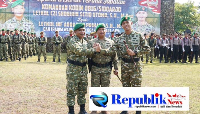Tongkat Komando Berganti, Semangat Pengabdian untuk Sidoarjo Terus Berlanjut