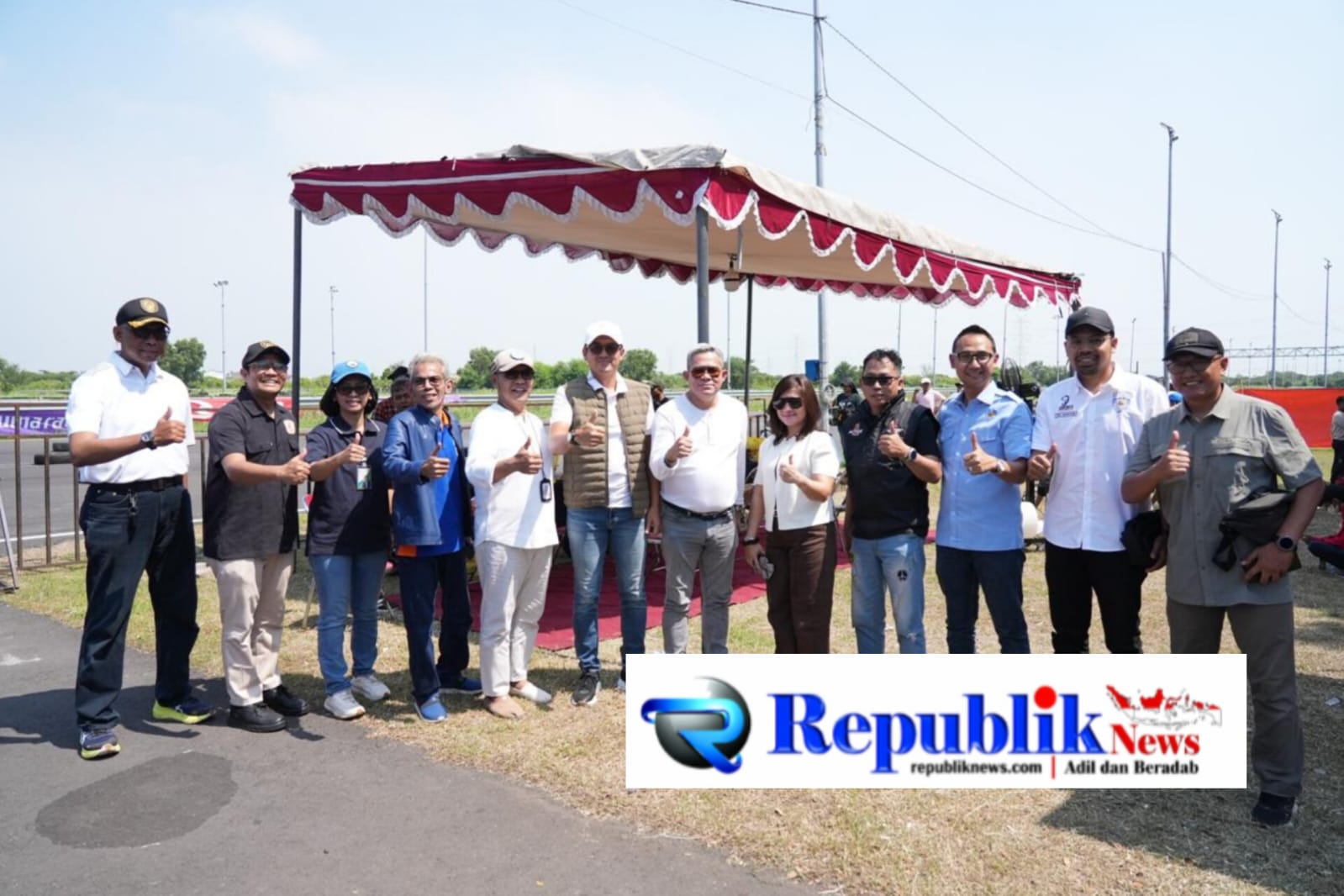 Foto : Mewakili Danrem 084/BJ,Kol Kav Ivan Alfa menghadiri semangat generasi Otomotif.